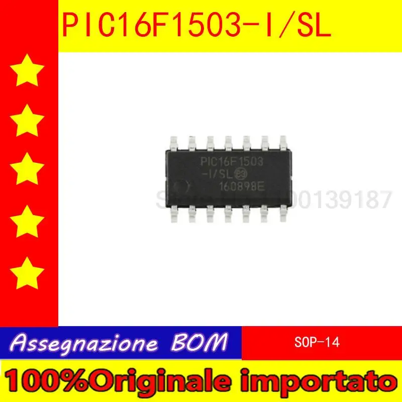 

10 шт./партия PIC16F1503-I/SL SOP-14 16F1503-I/ST TSSOP-14 16F1503-I/P DIP-14 MCU микроконтроллер