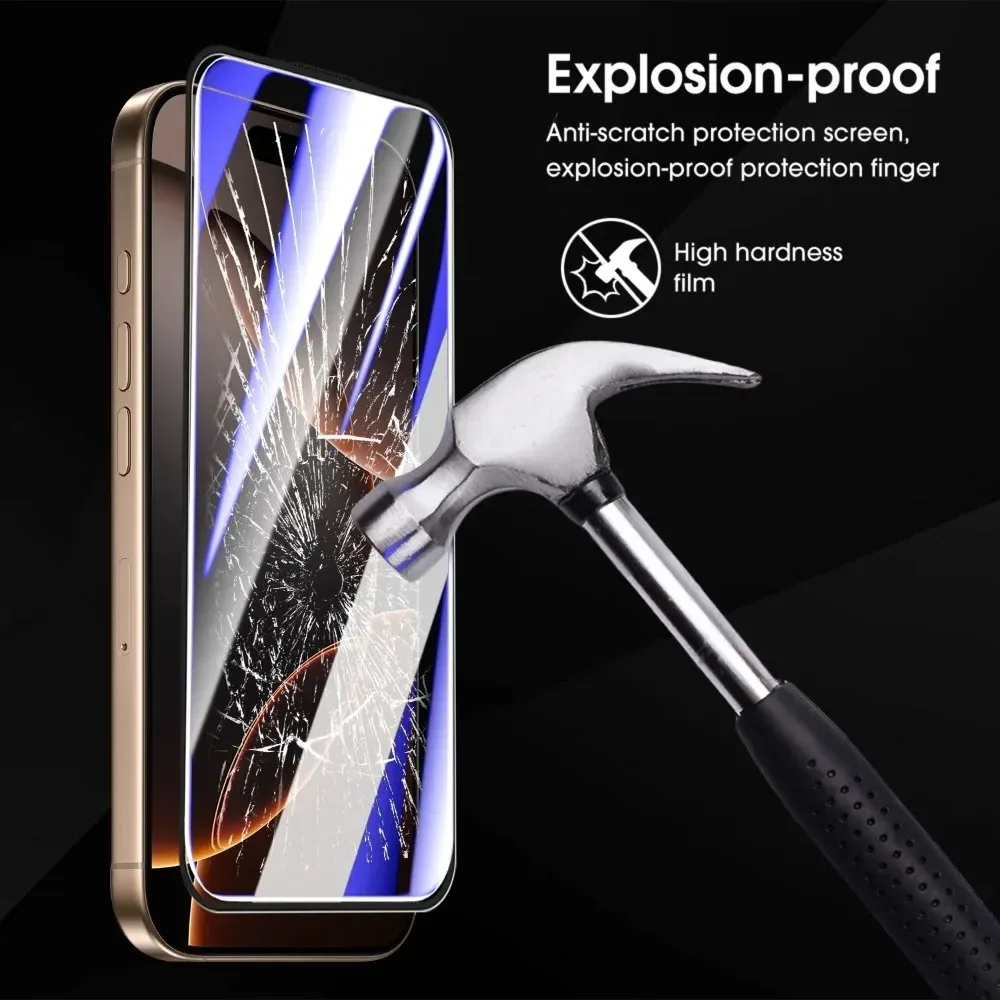 لهاتف Apple Iphone 17 Pro Max Air Anti Blue سهل التركيب واقي شاشة من الزجاج المقسى لهاتف iPhone 17 Pro Max طبقة رقيقة واقية #5