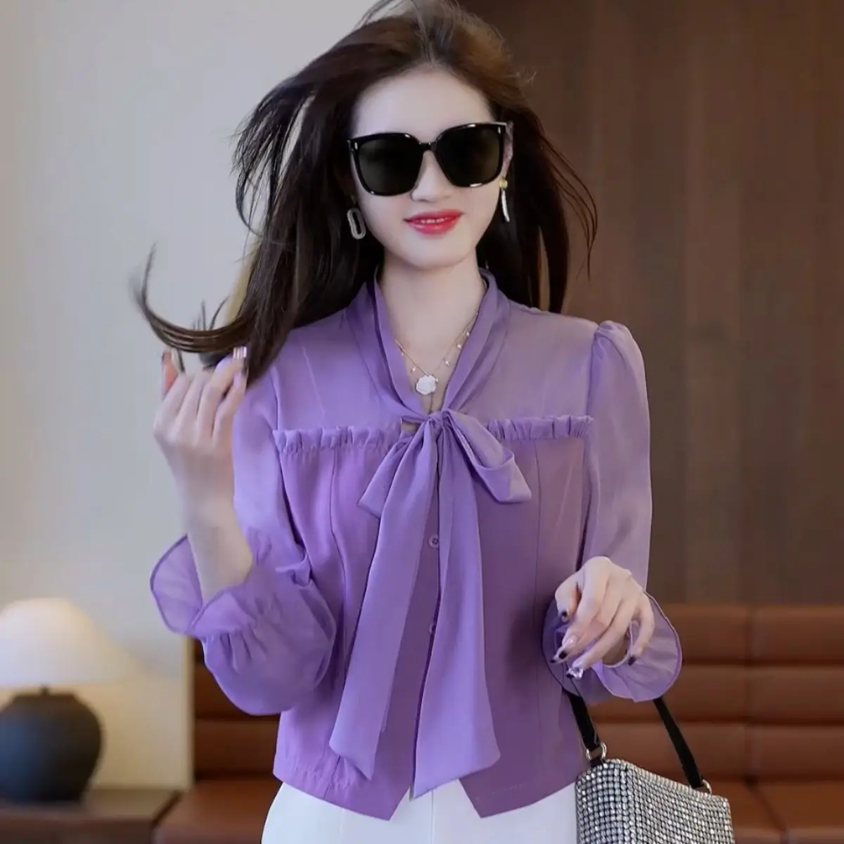 

Women 2025 Spring and Summer New French Chic Temperament Fashionable Top