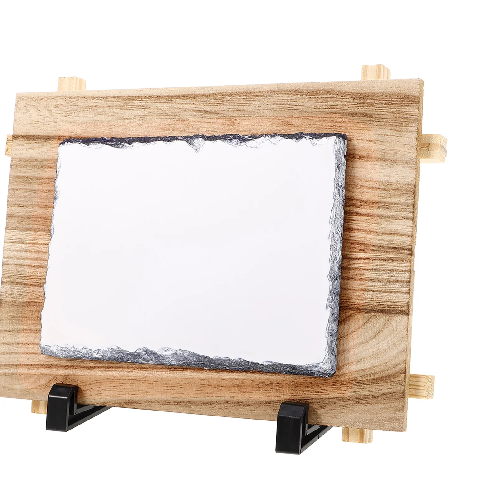 

Sublimation Stone Photo Frame 12x17cm Replaceable Prints for Wedding Anniversary Family Memorial Baby Pets