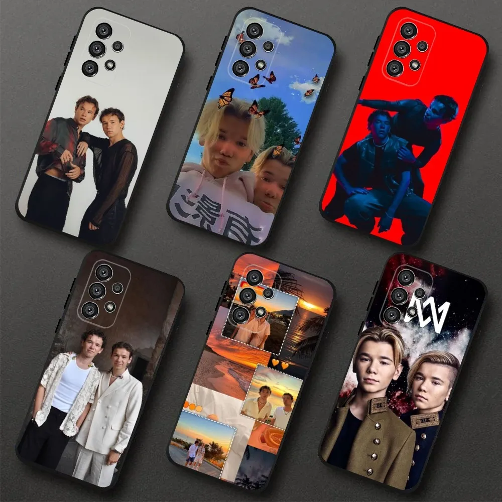 M-Marcus And Martinus Phone Case For Samsung Galaxy A20,A21s,A22,A31,A32,A52,A53,A72,73,A80,A91 Soft Black Cover