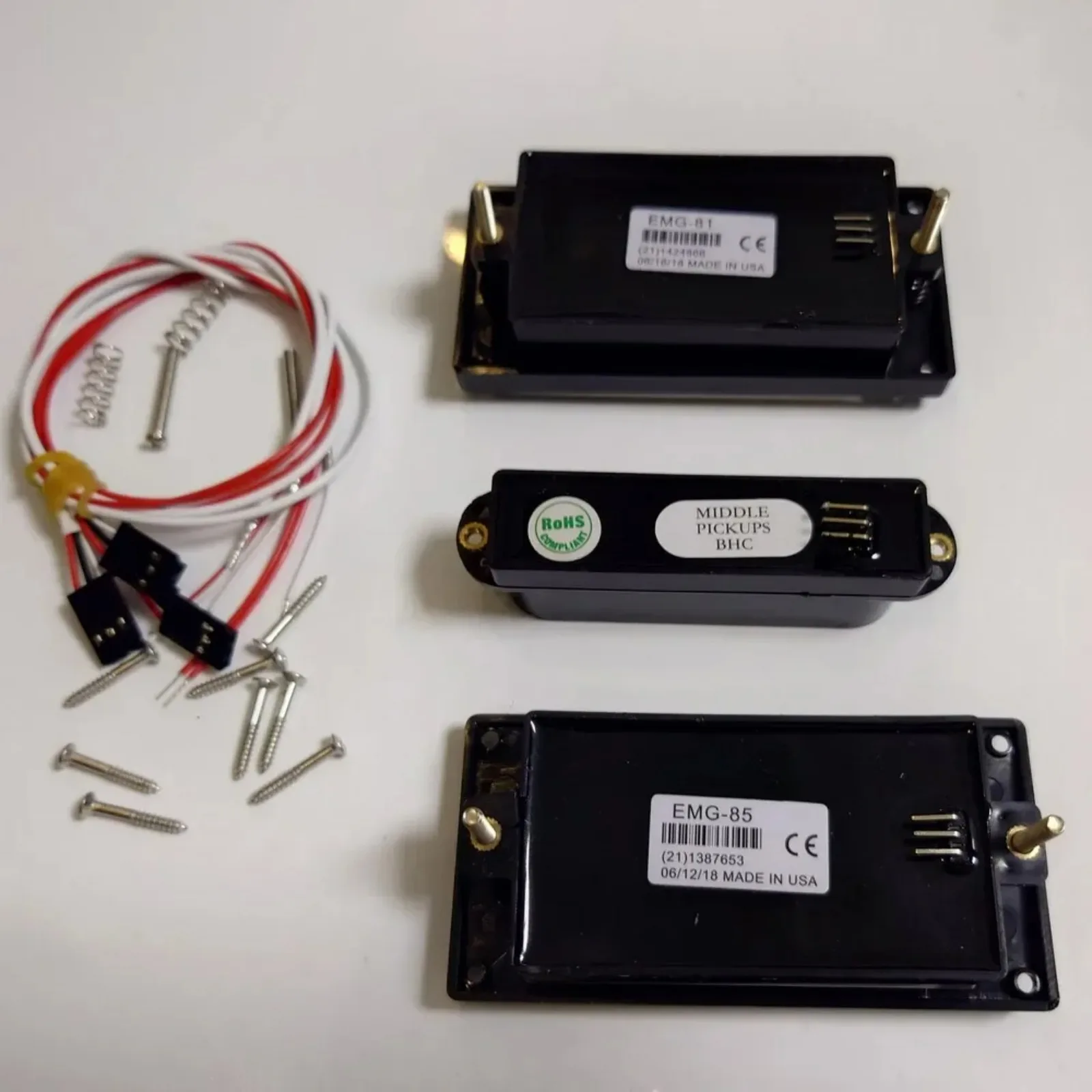 HSH Active Pickup Set for Electric Guitar 2 Humbuckers 1 Single Coil Pickups DIY Tone Upgrade Replacement Parts
