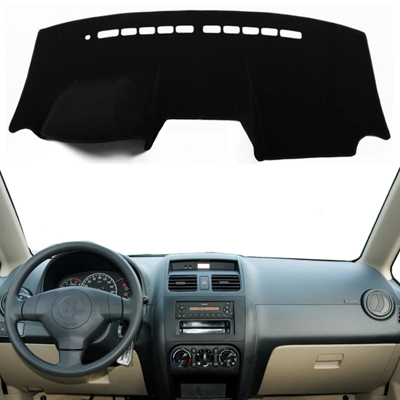 

Стайлинг автомобиля для Suzuki SX4 2006-2011 2012 2013, чехол для приборной панели, коврик для приборной панели, анти-УФ-приборник, солнцезащитный козырек, подушка для ковра, автомобильные аксессуары