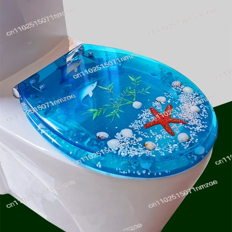 

Universal UVO‑Type Thickened Resin Toilet Seat Lid, Fit for Old Toilets