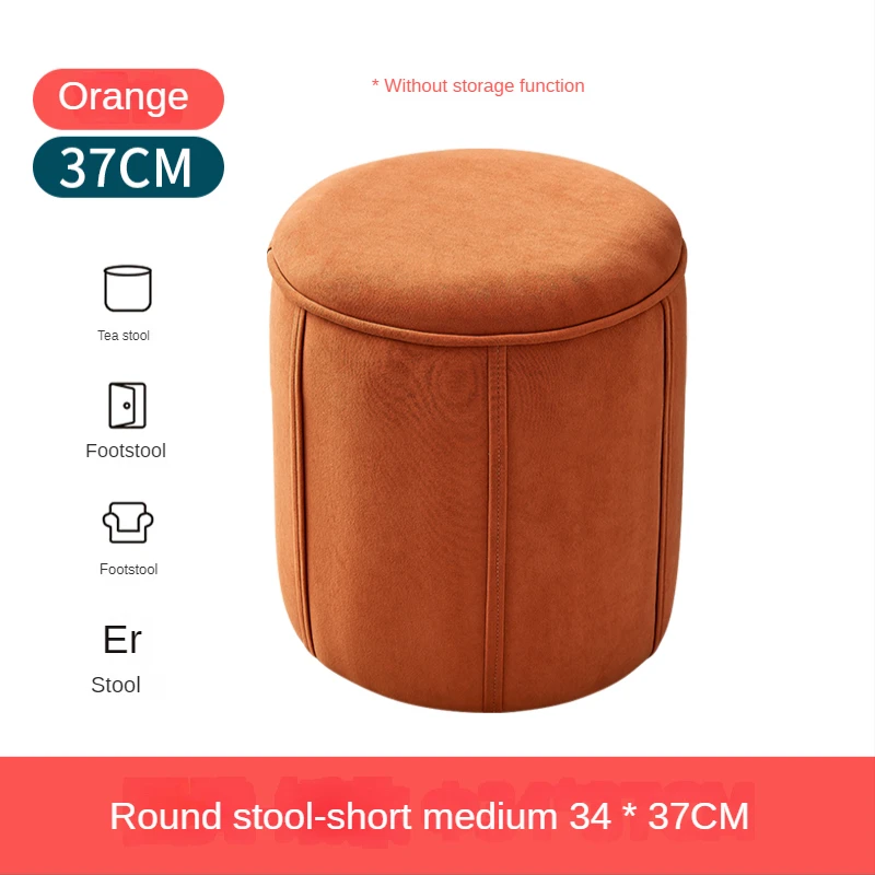 Small Stool Home Creative Cute Low Cartoon Fabric Coffee Table Living Room Board Chair Furniture Muebles