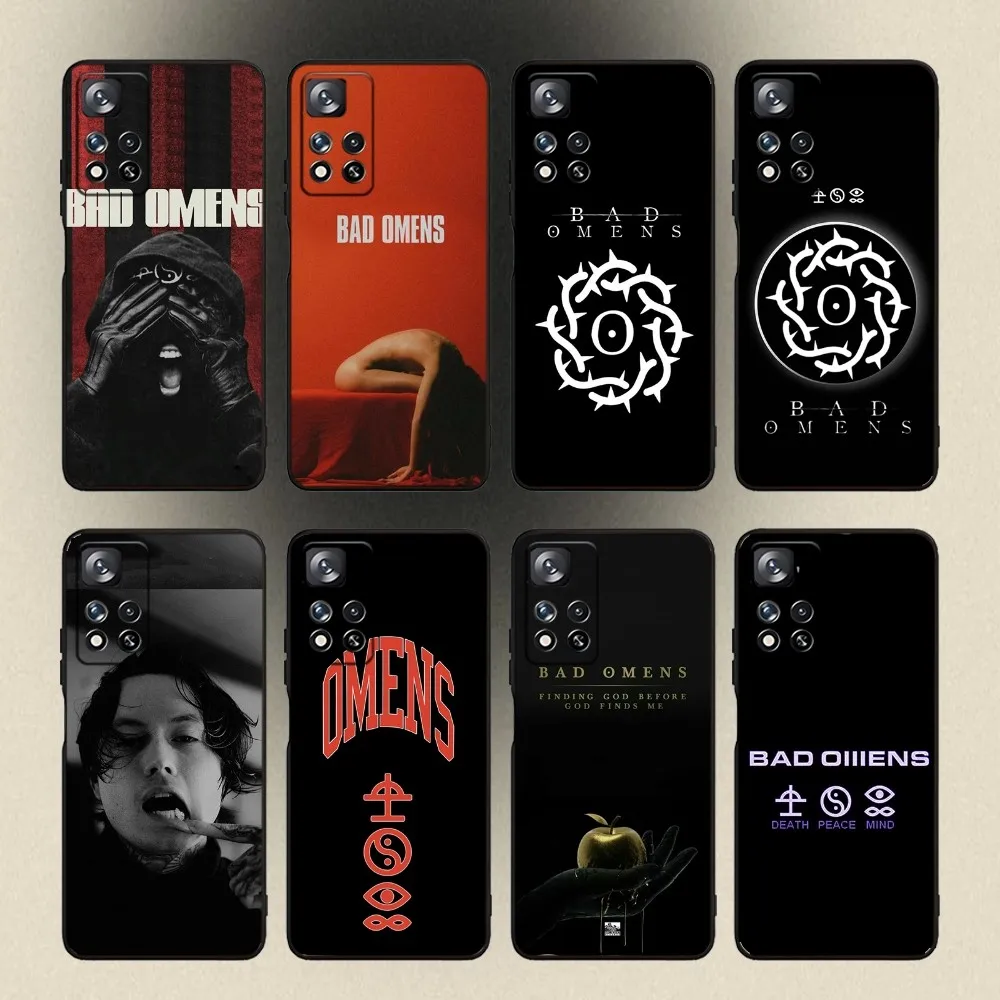 Band B-Bad O-Omens  Phone Case For Samsung Galaxy A20,A21s,A22,A31,A32,A52,A53,A72,73,A80,A91 Soft Black Cover