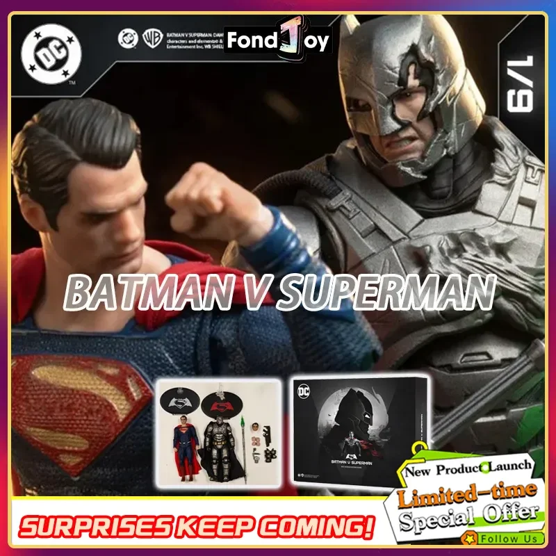 

Fondjoy DC Figure BVS Luxury set Superman Batman Action Figure superman Figurine Pvc Joint Movable Kid Collection Toy Gift