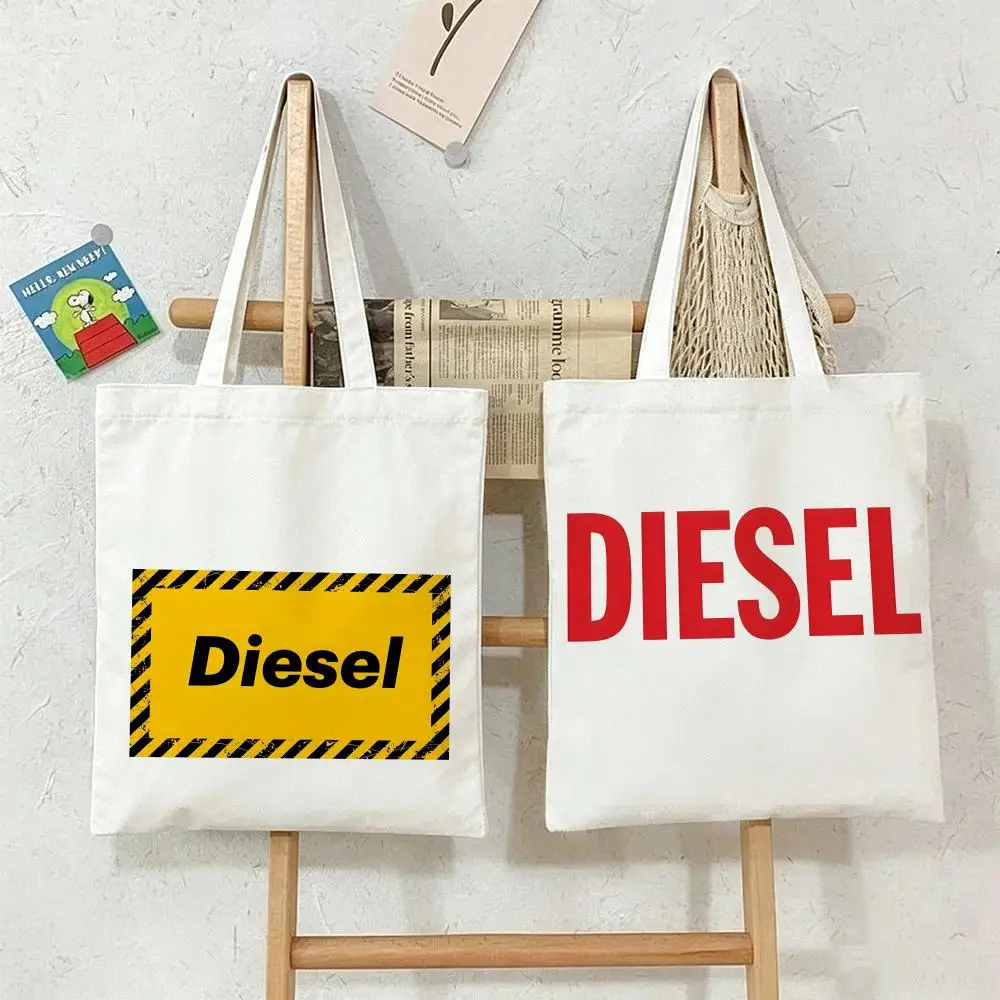 Brand D-Diesel Storage Bags  Shopper Bags Handbags Canvas Shoulder Bags Woman Shopping Bags High Capacity
