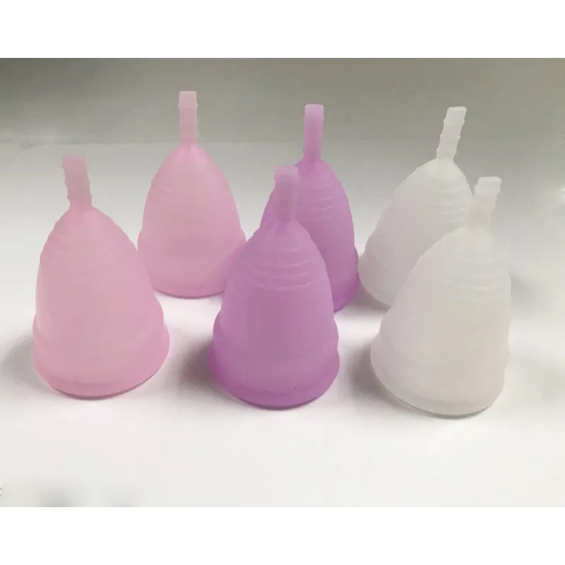 Menstrual Cup with Ring Easy Removal Tampon and Pad Alternative Medical Silicone Feminine Hygiene Cup For Lady Period Menstrual