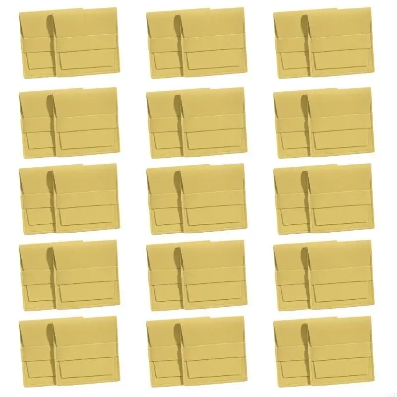  Pack of 30 Bracelet Storage Bag PU Material Suitable for Retailers and Crafters