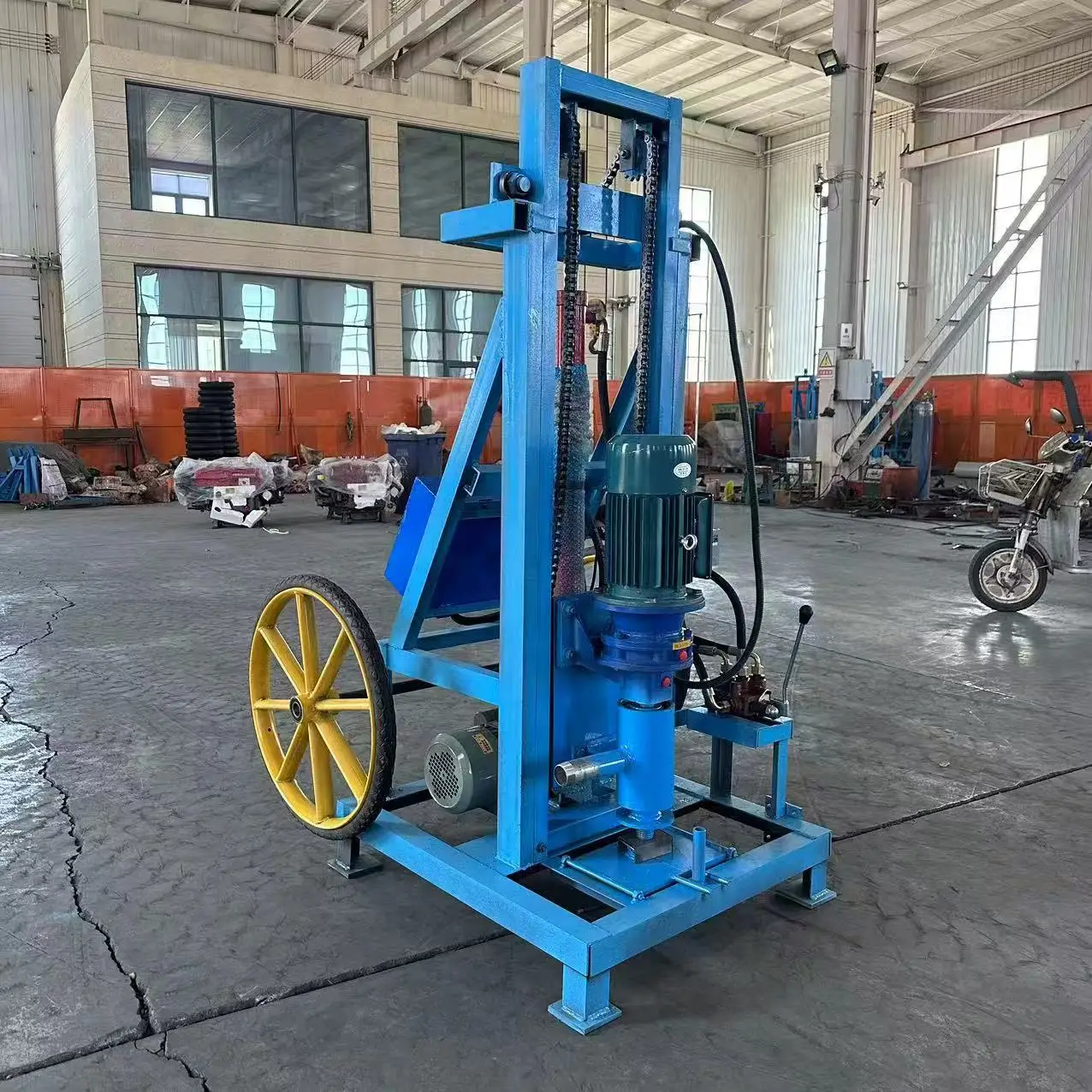 カスタマイズされた売れ筋商品 2025年中国製 手動小型電動油圧式水井戸掘削装置