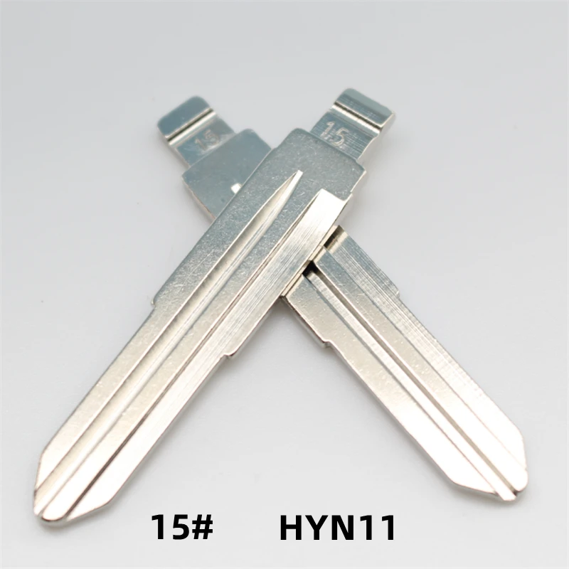 

OEM 50 шт. 15 # HYN11 металлический пустой необрезанный лезвие дистанционного ключа для Kia Cerato для Hyundai Elantra для Keydiy KD Xhorse VVDI JMD