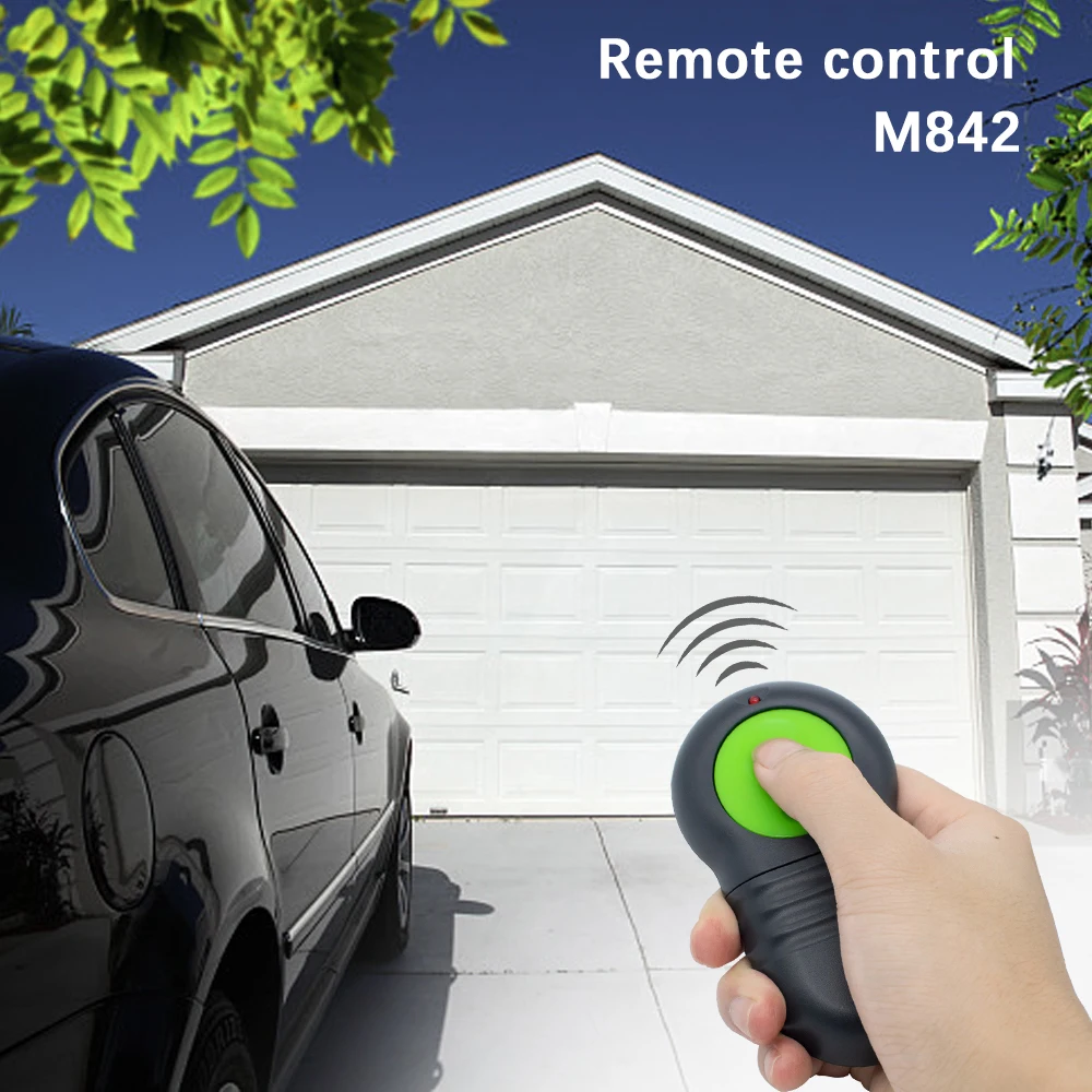 Merlin M832 M842 M844 Prolift 230T 430R Garage Door Remote Control 433.92MHz Rolling Code Gate Opener