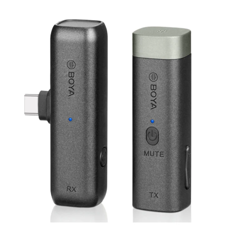 BOYA BY-WM3U 2.4GHz Wireless Microphone Type-C Adapter for Android System for smartphones PC or DSLRs