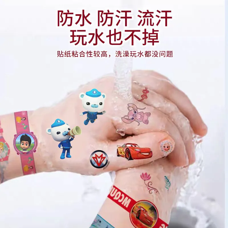 

Octonauts Children'S Tattoo Stickers Super Wings Stitch Safe Non-Toxic Frozen Waterproof Washable Stickers