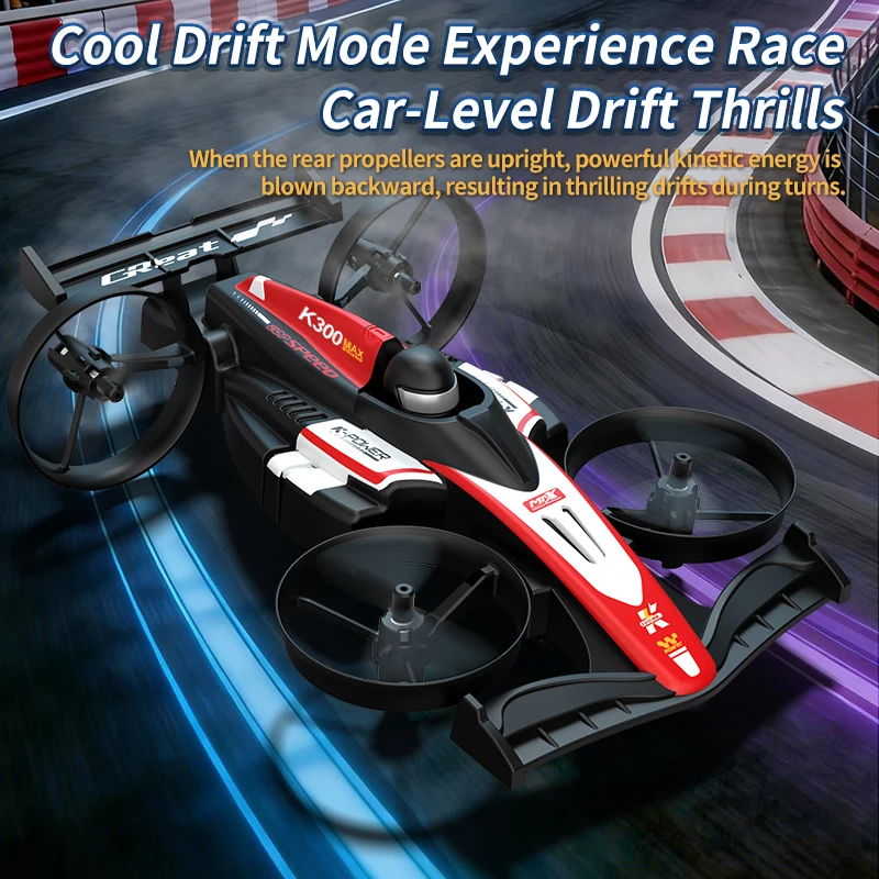 ミニRCフライングカー変形可能2.4Gリモコンクアッドコプタ - Drone Racing Charger のレビューと価格