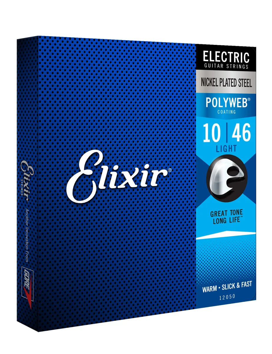 Elixir Electric Guitar Strings 12050 With POLYWEB Coating nickel-Plated Piano Guitar Accessories .010.013.017.026.036.046