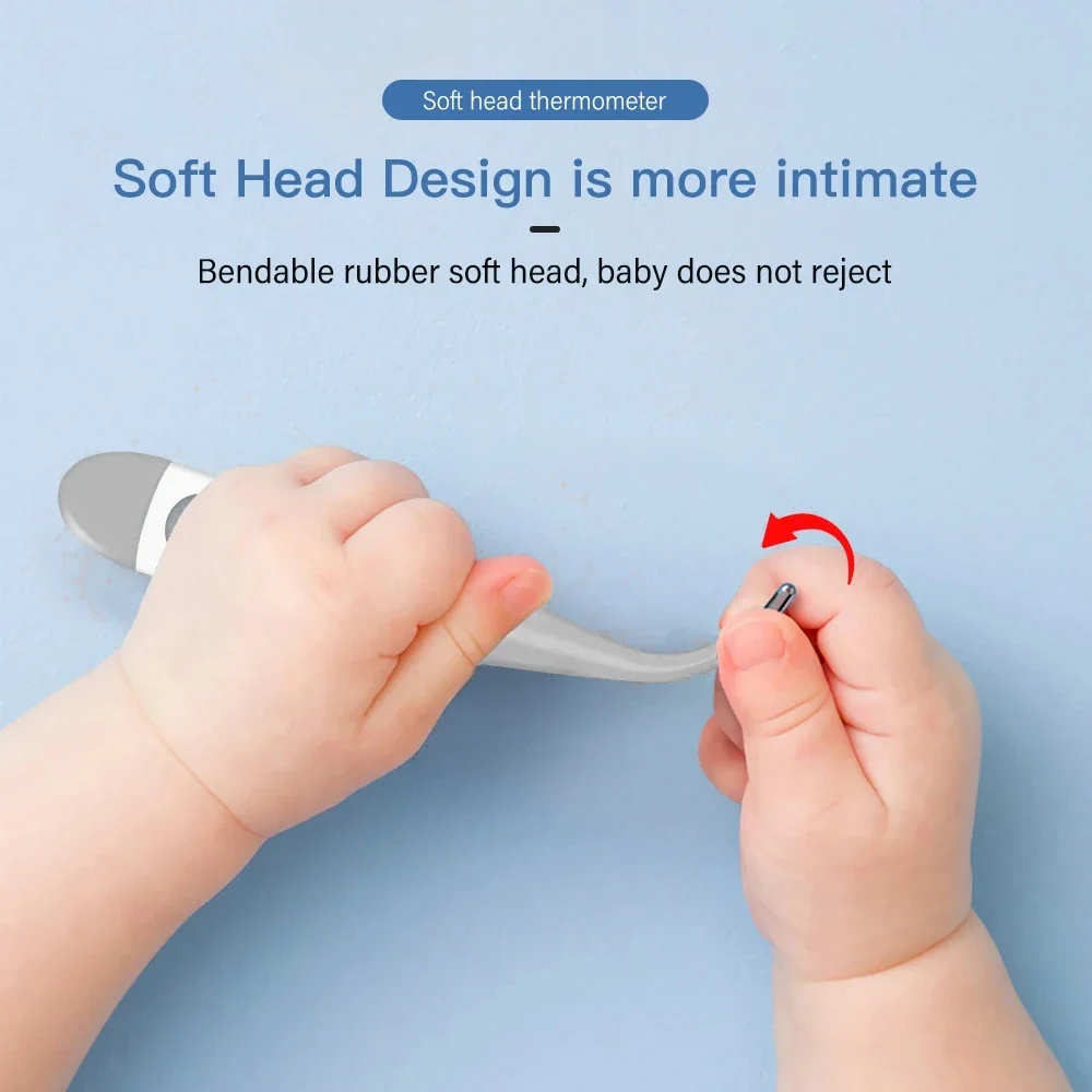 Medical Household Thermometer Baby Adult Medical Ear Thermometer Digital Thermometer Fever Oral Type Home Using Fast Reading image 2