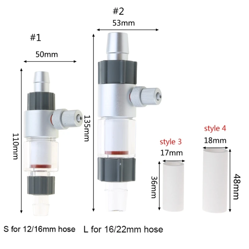 CO2 Diffuser เพิ่มความอิ่มตัวของ CO2 ใช้สำหรับปลาสำหรับถังและ Aquarium Atomizer พลาสติกเปลี่ยน Accessorie