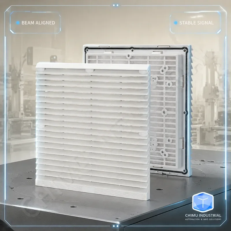 【CHIMU INDUSTRIAL】 ZL-805 Axial Flow Fan Ventilation Filter Group with Dust Cover and Shutters for Chassis Distribution