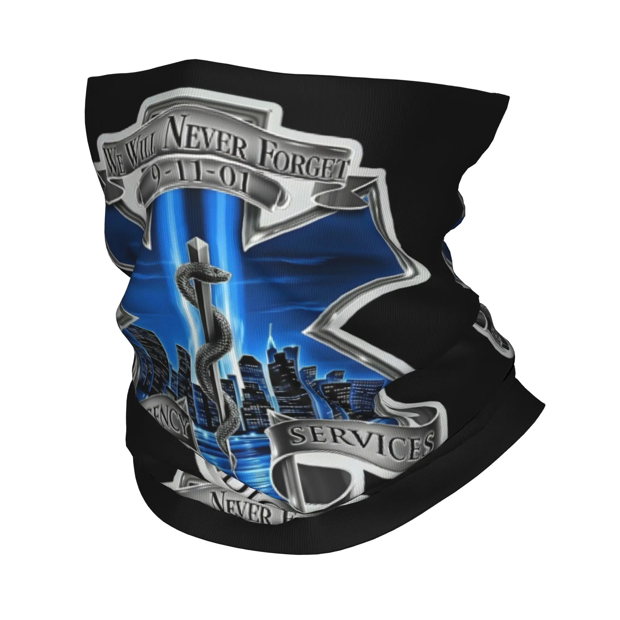 

Зимняя повязка на голову с логотипом Star of Life, теплая повязка на голову для женщин и мужчин, лыжный охотничий шарф-труба, EMT, аварийная медицинская бандана для лица, гетры