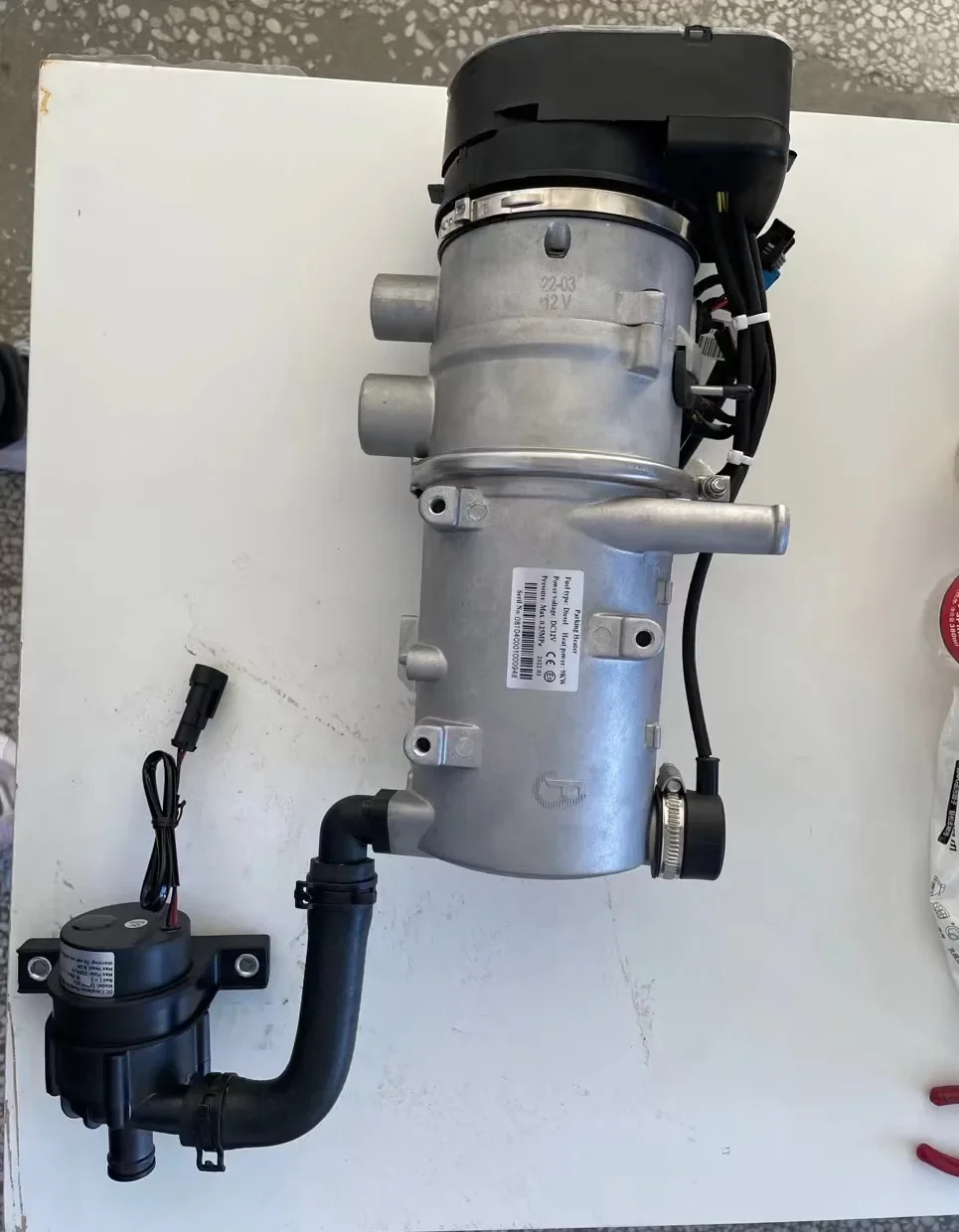 

9kw Water Heater for Truck Bus Boat-24v/12v With Digital Display Thermostat for Heating Fuel System