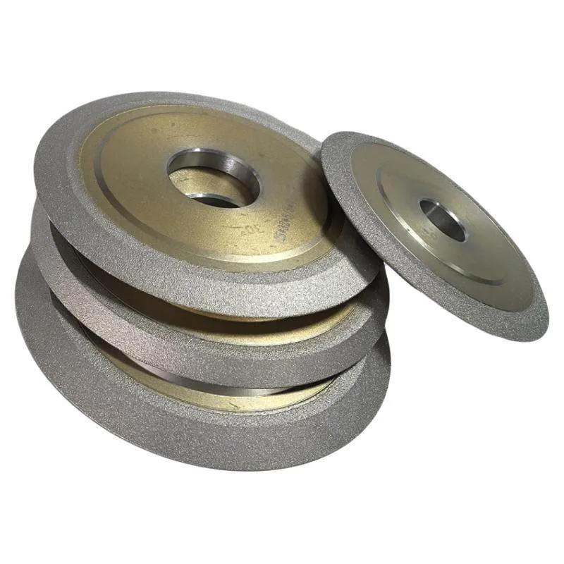 

100mm 125mm 150mm Double Bevel Brazing Alloy Diamond Grinding Wheel Machine for Ceramic Slot Grinding Chamfering And Smoothing