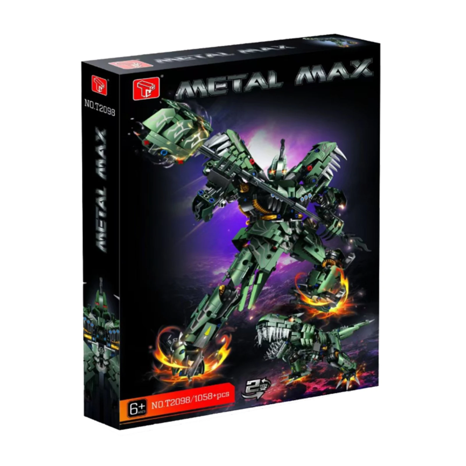 

1058pcs Transformable Mecha Robot Model - STEM Educational Building Toy for Kids