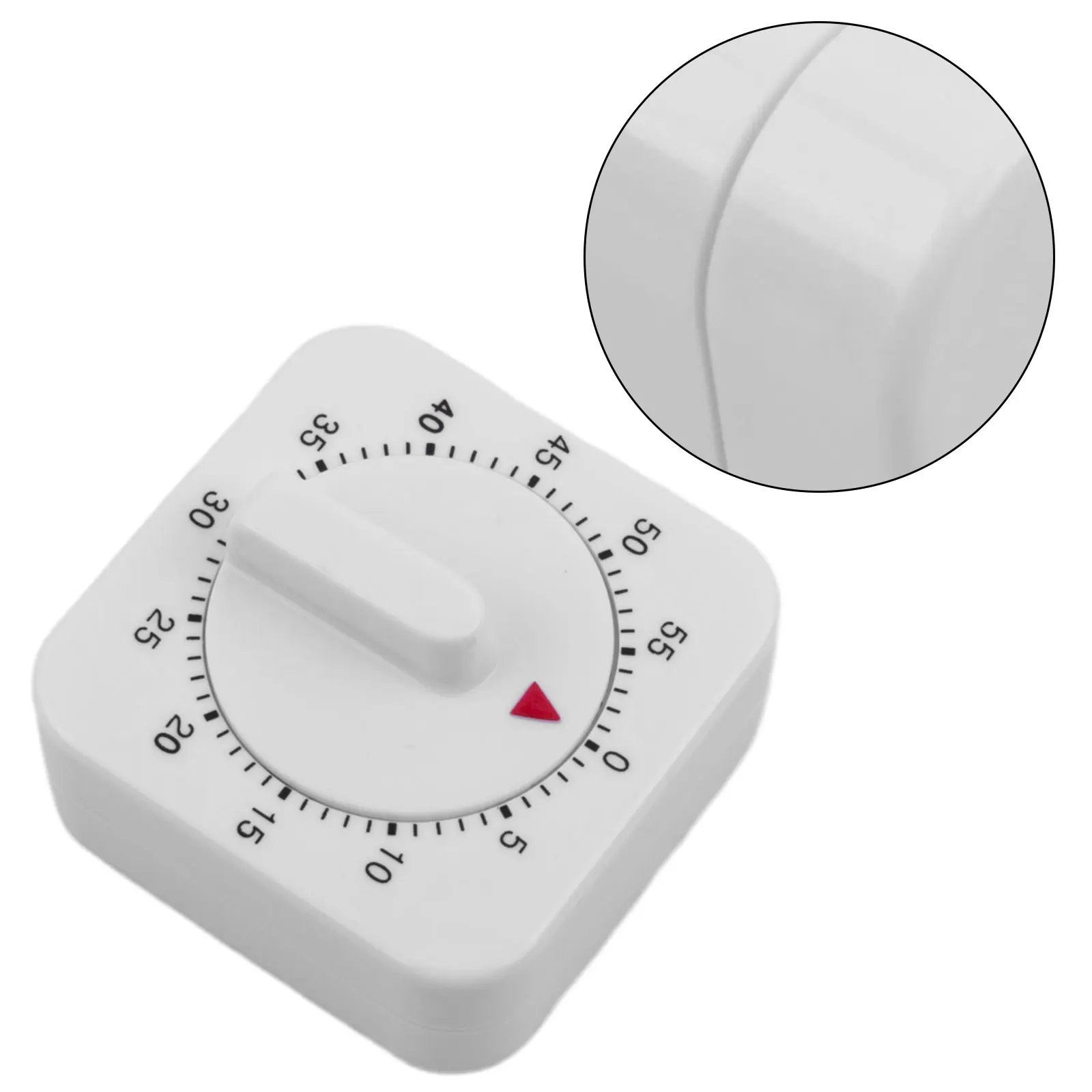 

Mechanical Kitchen Timer with Clear Minute Markings Loud Alarm Battery Free Perfect for Cooking Meals and Timing Games