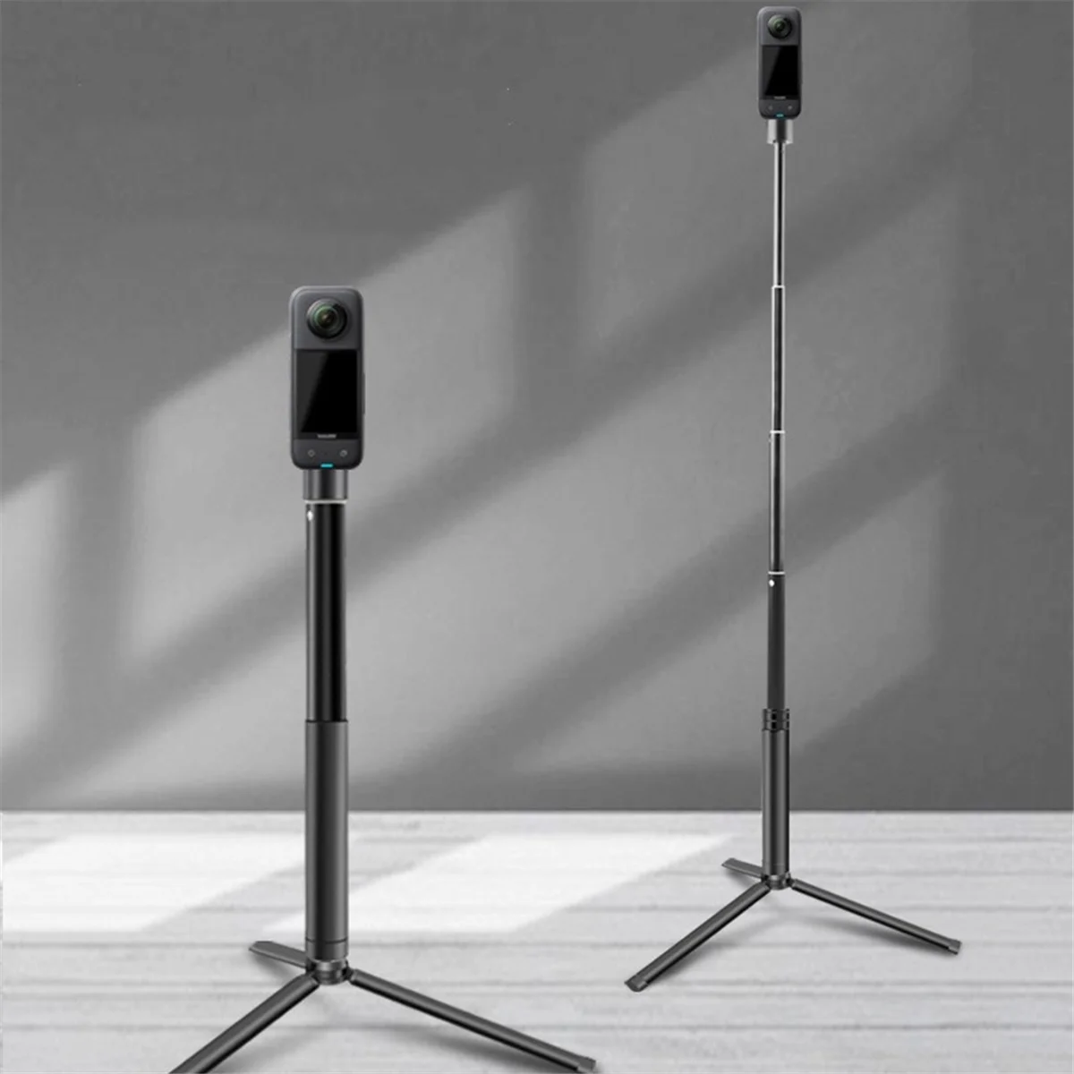 Tripod for Insta360 X4/X3 ONERS/ACE PRO Sports Camera Aluminum Alloy Tabletop Fixed Tripod Portable Camera Accessories A002