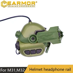 EARMOR M32 ARC Helmet Rail Tactical Helmet Headphone Rail Adapter Helmet Rail Mounting Kit Headphone Accessories