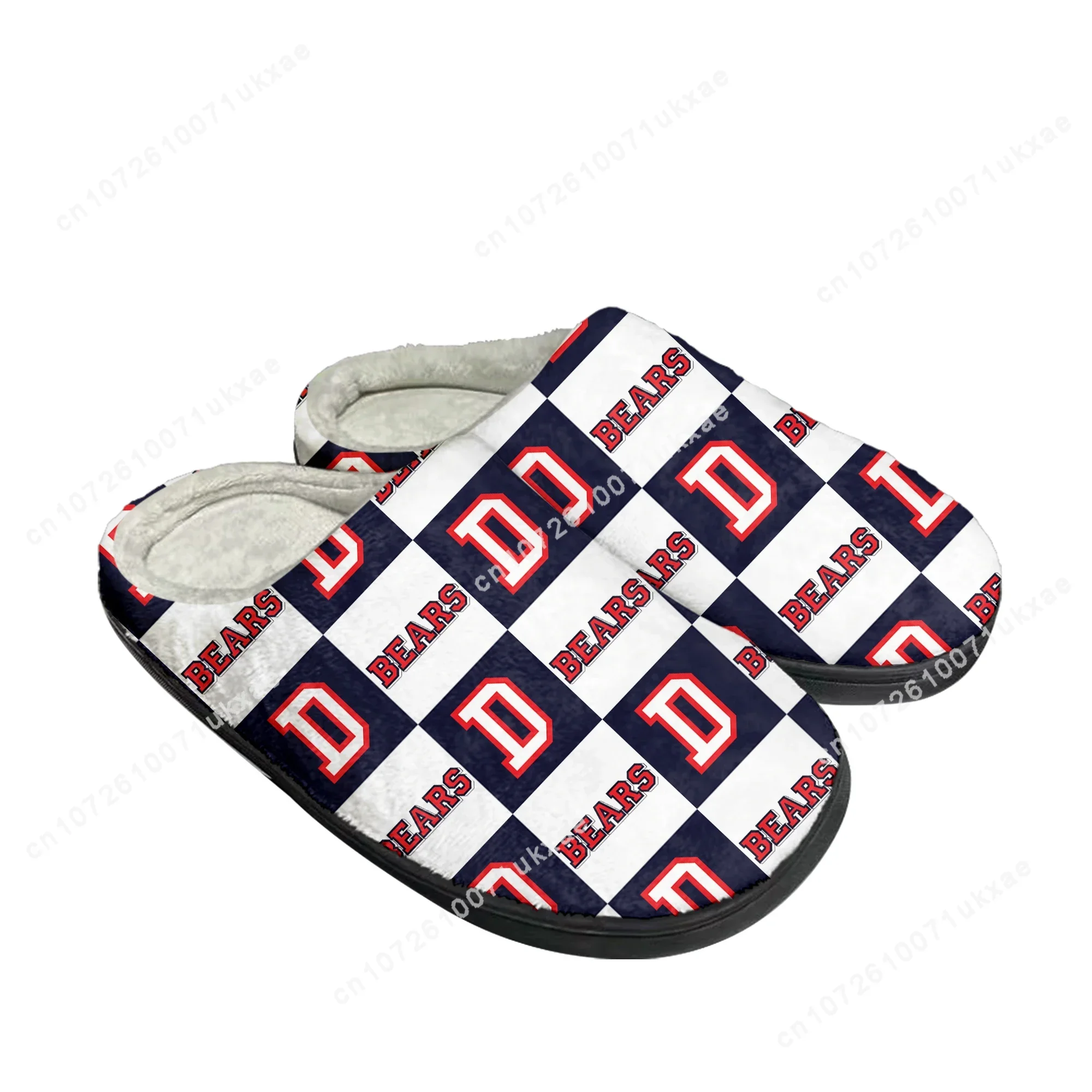 베어스 Korea Bears baseball Home Cotton Slippers Mens Womens Plush Bedroom Casual Keep Warm Shoes Thermal Indoor Slipper Customized