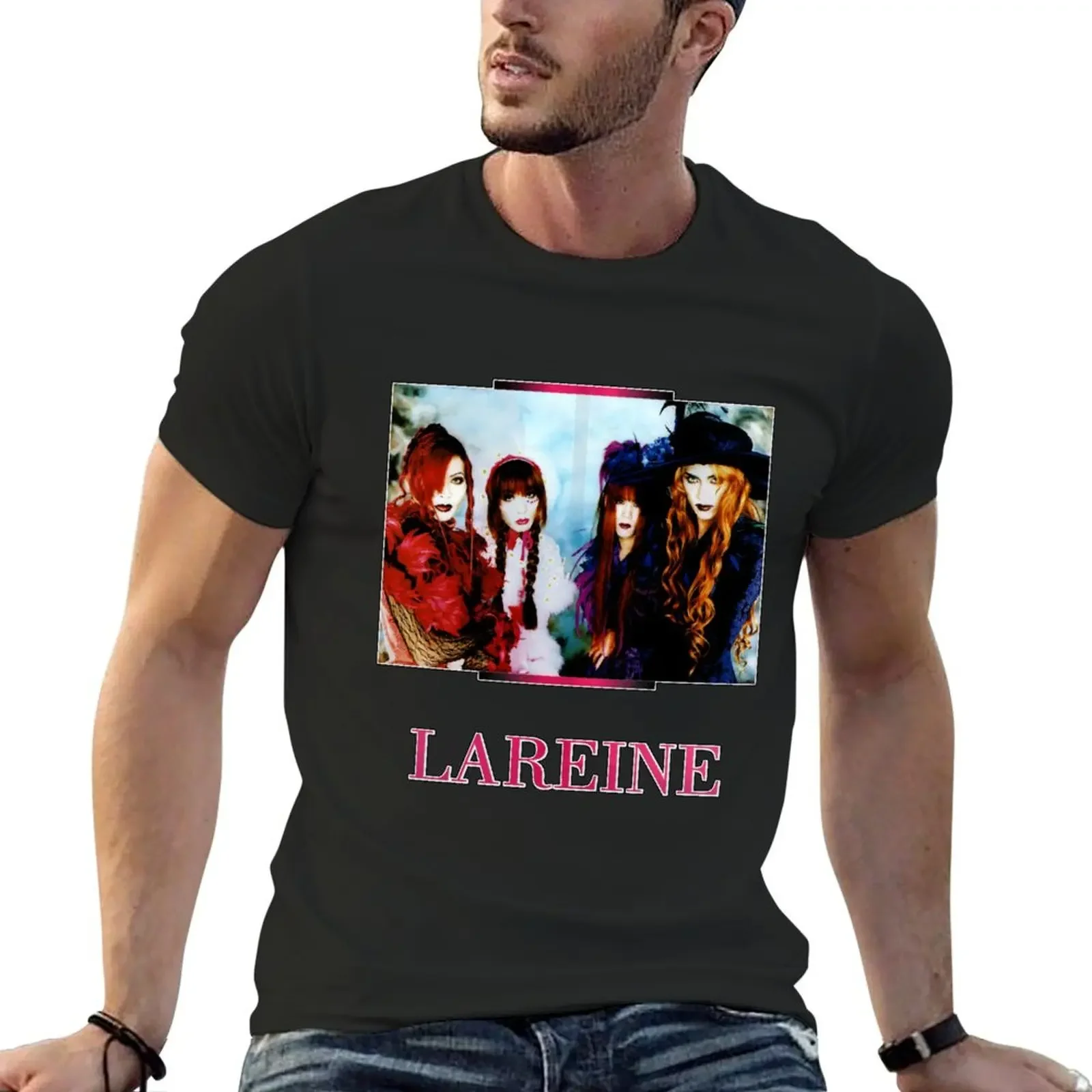 

LAREINE (Japanese rock band) - fianailles outfits T-Shirt customs summer clothes sweat sublime men t shirts