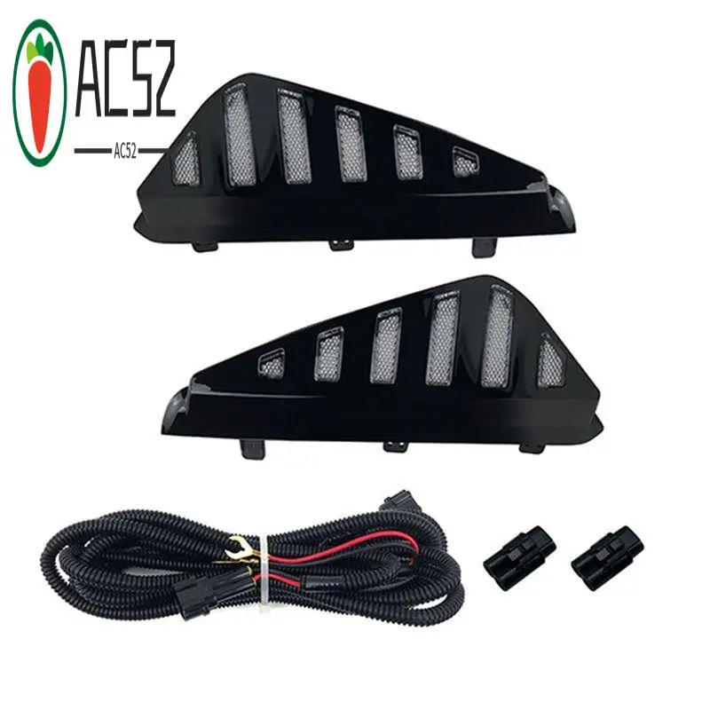 

AC52-For Nissan Sentra Sylphy 2023 2024 Daytime Running Lights DRL Turn Signal Fog Lamp Daylights 3 Colors Car Accessories