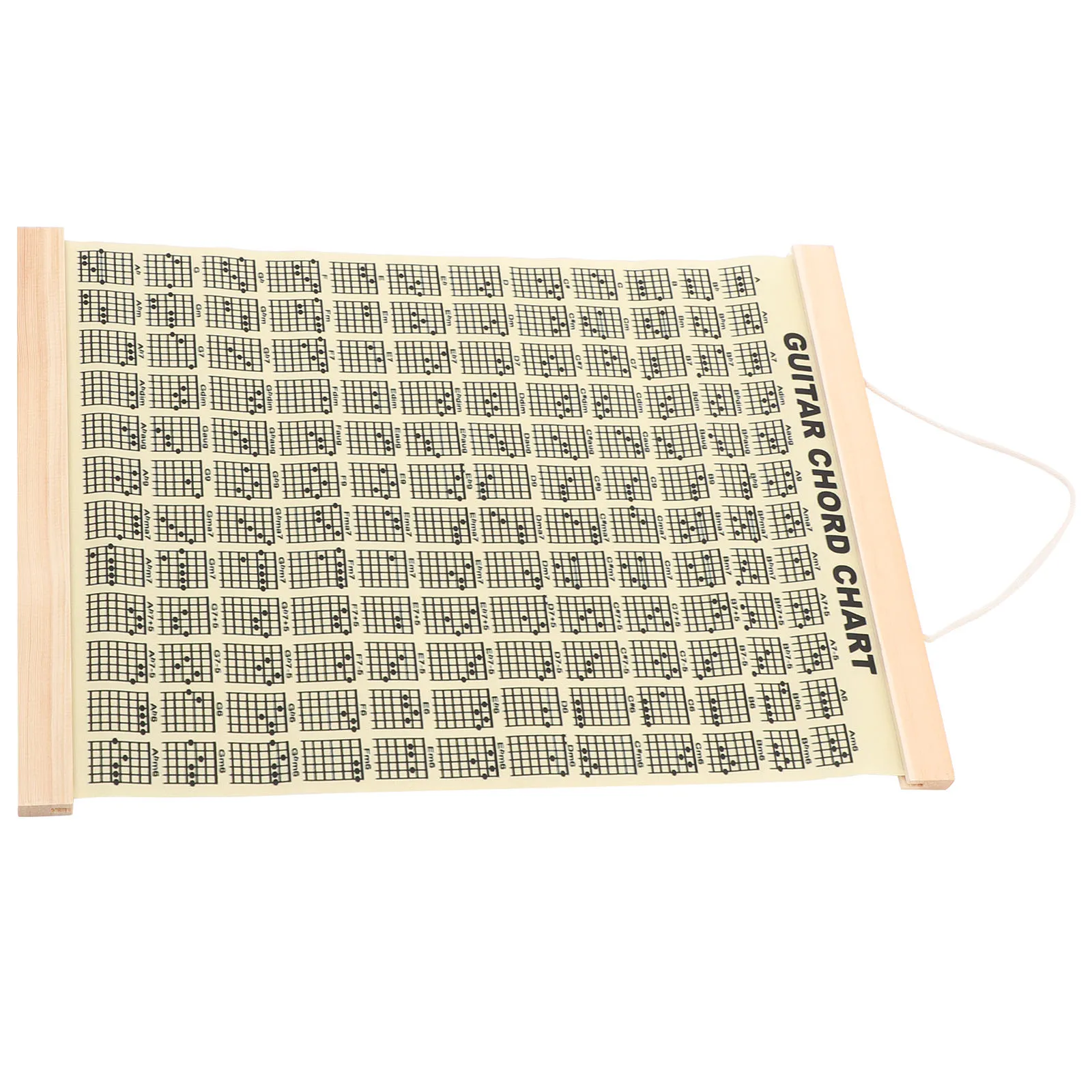 

Guitar Chord Chart Poster Wall Coated Paper Training Guide Diagram Music Beginner Learning Tools Charts
