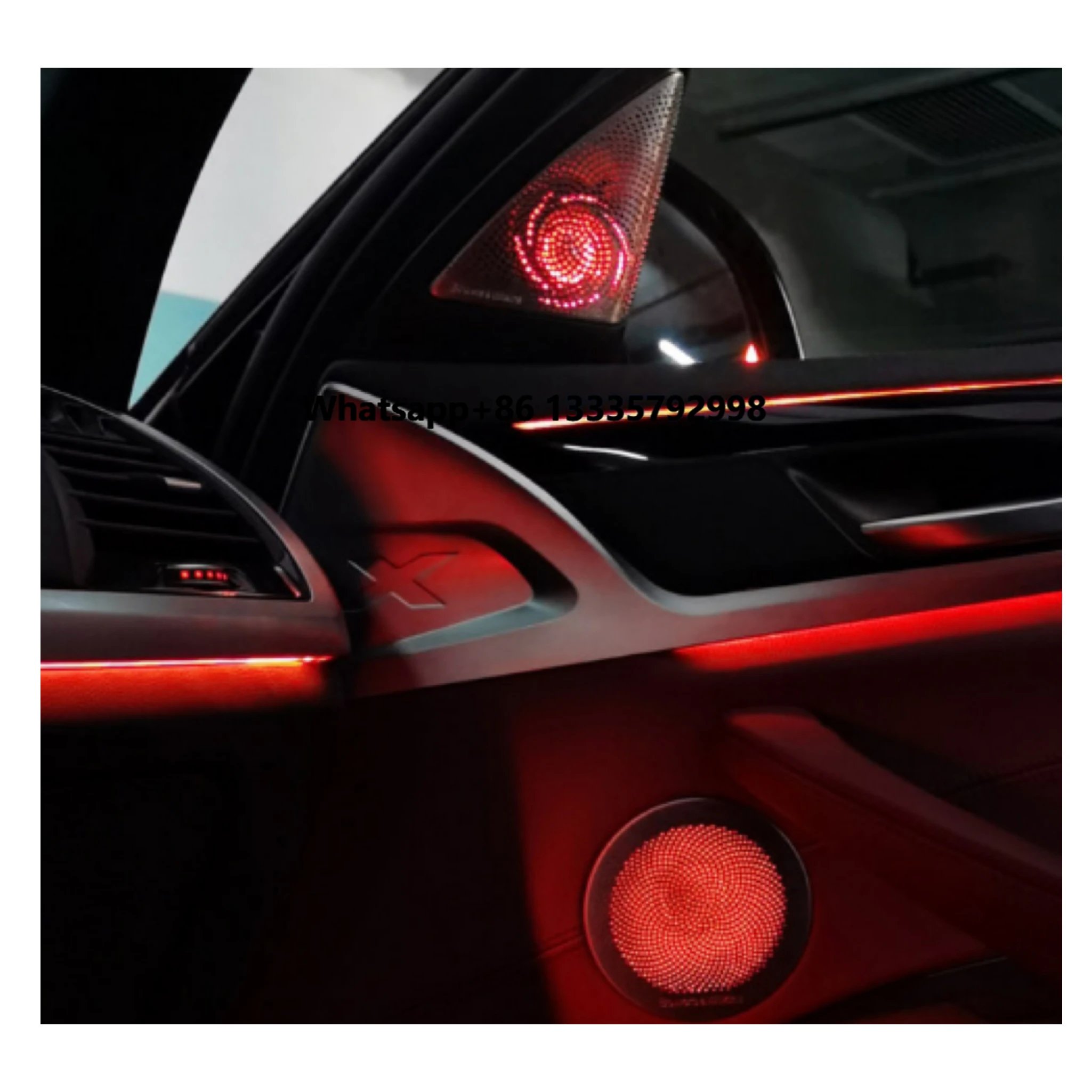 

Tweeter Speaker Cover Luminous Ambient Light Audio Speaker Cover Interior Decoration for‘BMW X3 X4 G01 G02 Speaker Cover