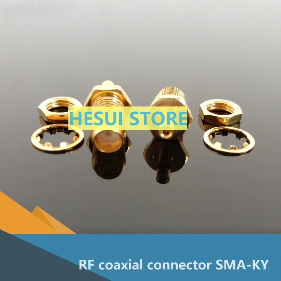 1/3/5pcs SMA-KY 50-1 SMA standard female head outer screw inner hole split opening window connected to RG178 line