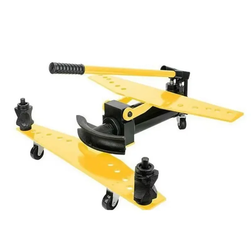 Hydraulic Round Pipe Square Tube Benders Pipe Bending Machine Stainless Steel Wooden Box Manuel 13 - 34 Bending Radius