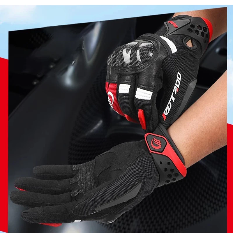 

Motorcycle Touchscreen Gloves for Men And Women Moto Racing Breathable Gloves Protector Gear Cycling Riding Bicycle Motocross