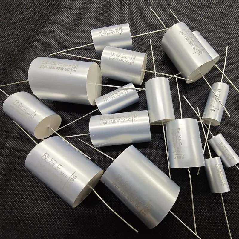 BUGLE HiFi Grade MKP Metalized Polypropylene Film Capacitor for Audio Professional Grade 250V High Fidelity Bass Sound