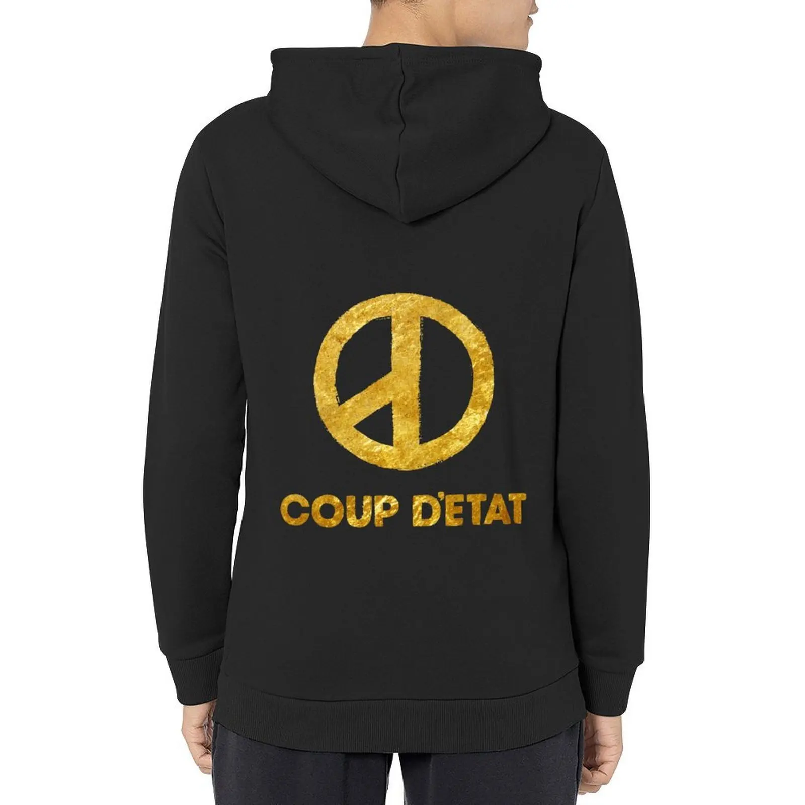 

Coup D'etat Gdragon Gold Swag Hoodie japanese style men's winter sweater men's clothes hoodies for men
