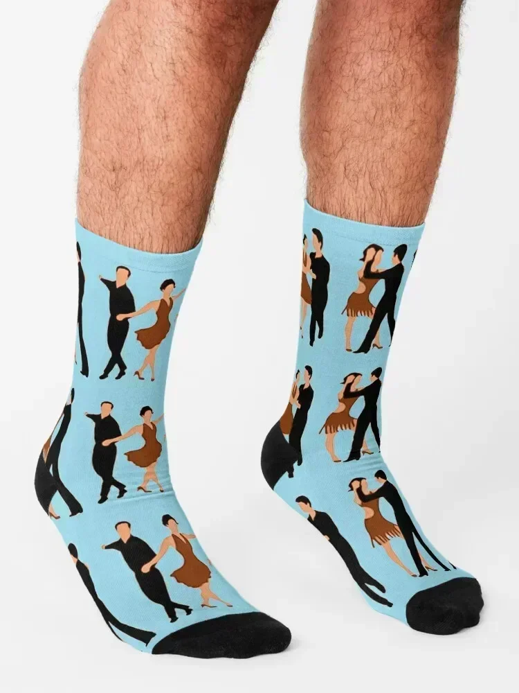 مجموعة الرقص الجوارب أحذية هدية عيد الميلاد القطن مضحك جورب الجوارب امرأة الرجال
