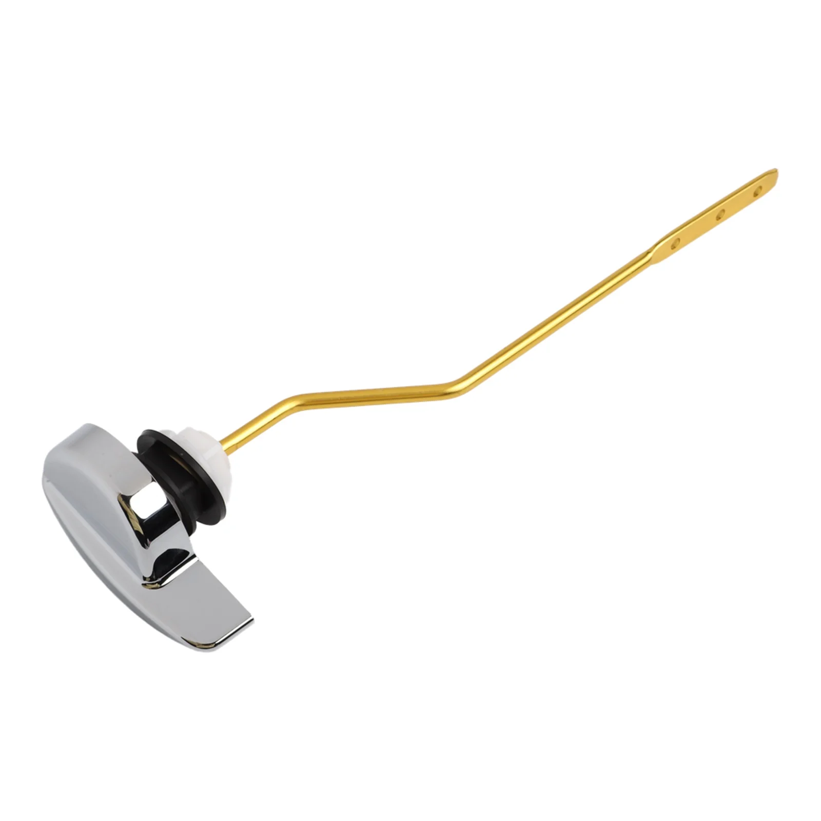 As Shown Front Mount Handle Side Front Mount Toilet Lever Accessory ABS Aluminum Material Flush Lever Locknuts