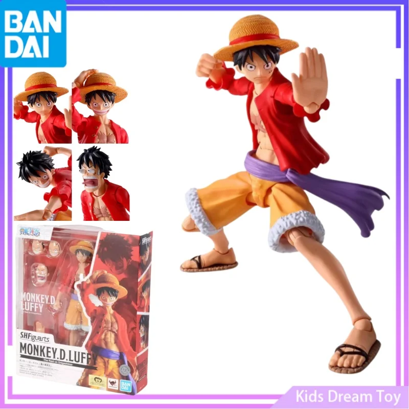 

Bandai in Stock Original S.H.Figuarts ONEPIECE Anime MONKEY.D.LUFFY The Raid on Onigashima Action Figures Collectible Model Toys