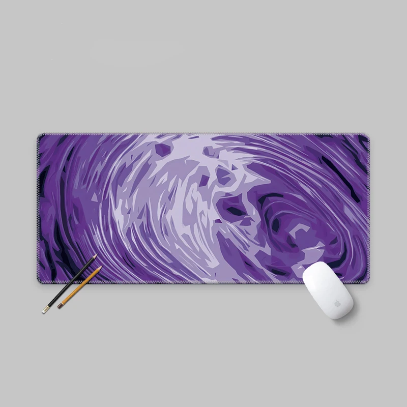 

Deep Sea Whirlpool Mausepad Purple Desk Mat Gaming Mat Pad on The Table Office Gamer Accessories Keyboard Mats XXL Mouse Pad