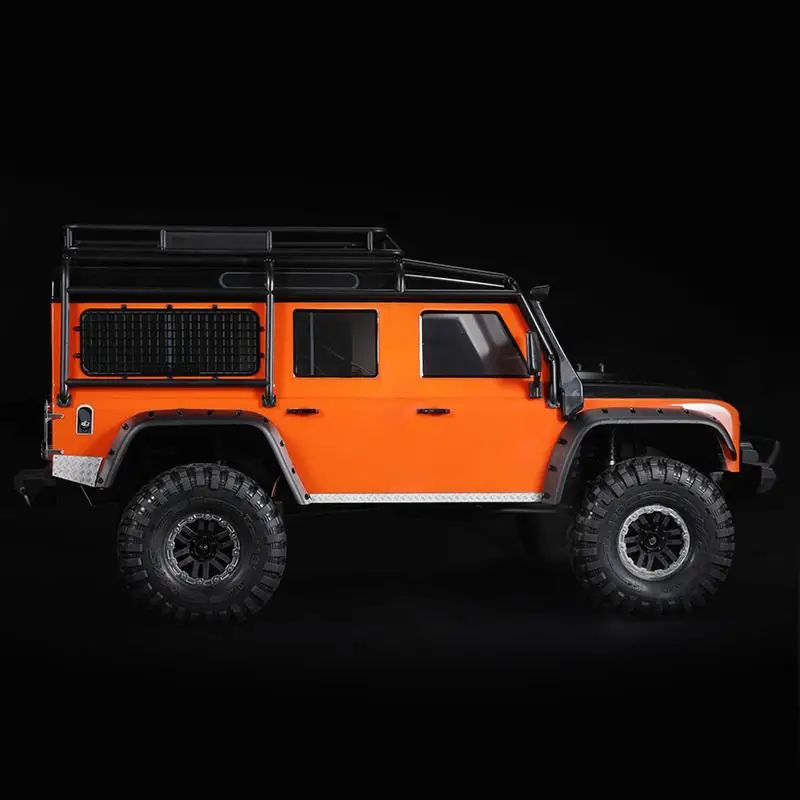 Hdrc Shell falda lateral monopatín cola monopatín cuerpo tablero antiarañazos, adecuado para 1/10 Rc Car Traxas Trx-4 Trx4 Defender