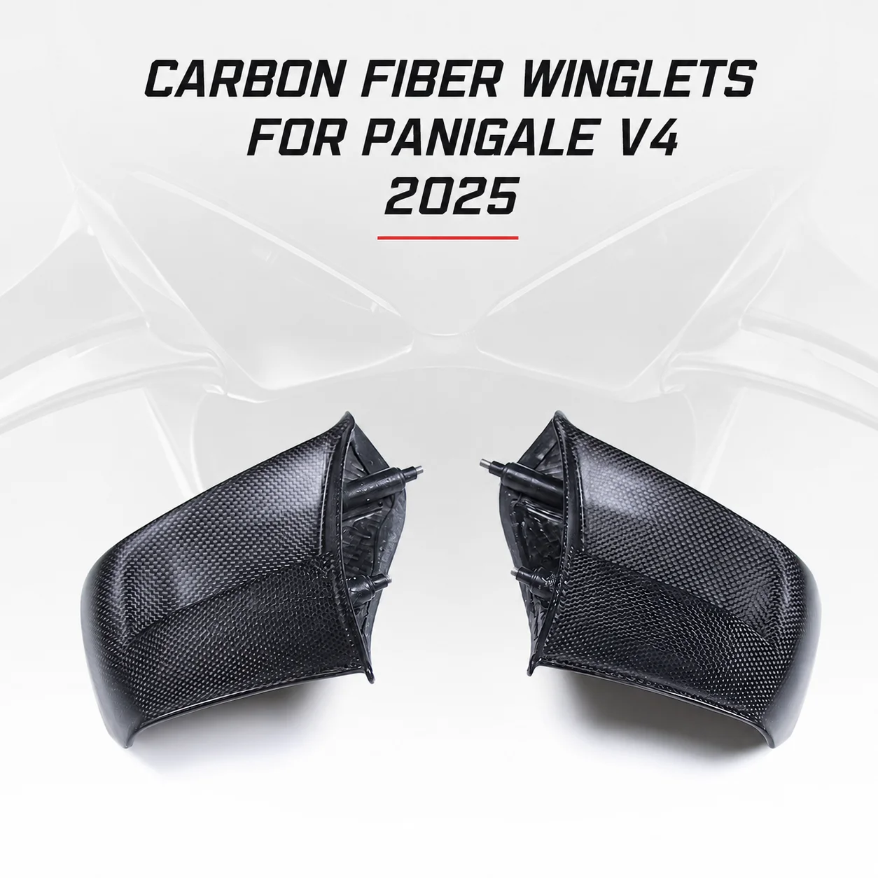 Winglets Ailerons Front Fairing Side Wings Carbon Fiber for Ducati Panigale V4 Ducati V4 2025 Motorcycle Accessories Moto Parts