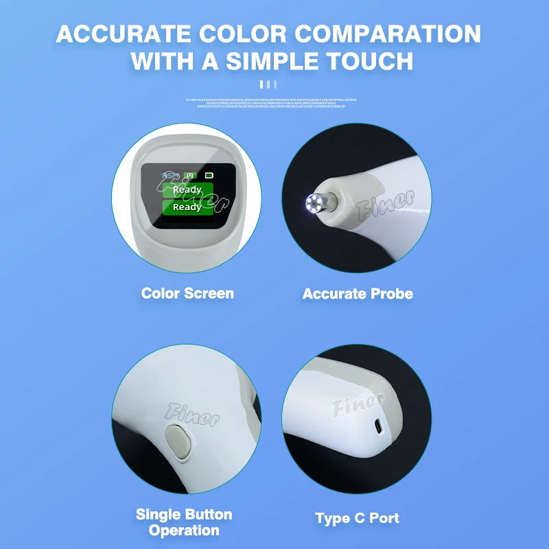 classical guide shade De ntal bleach electronic tooth shade guide teeth whitening shade guide Photoelectric Color Comparator