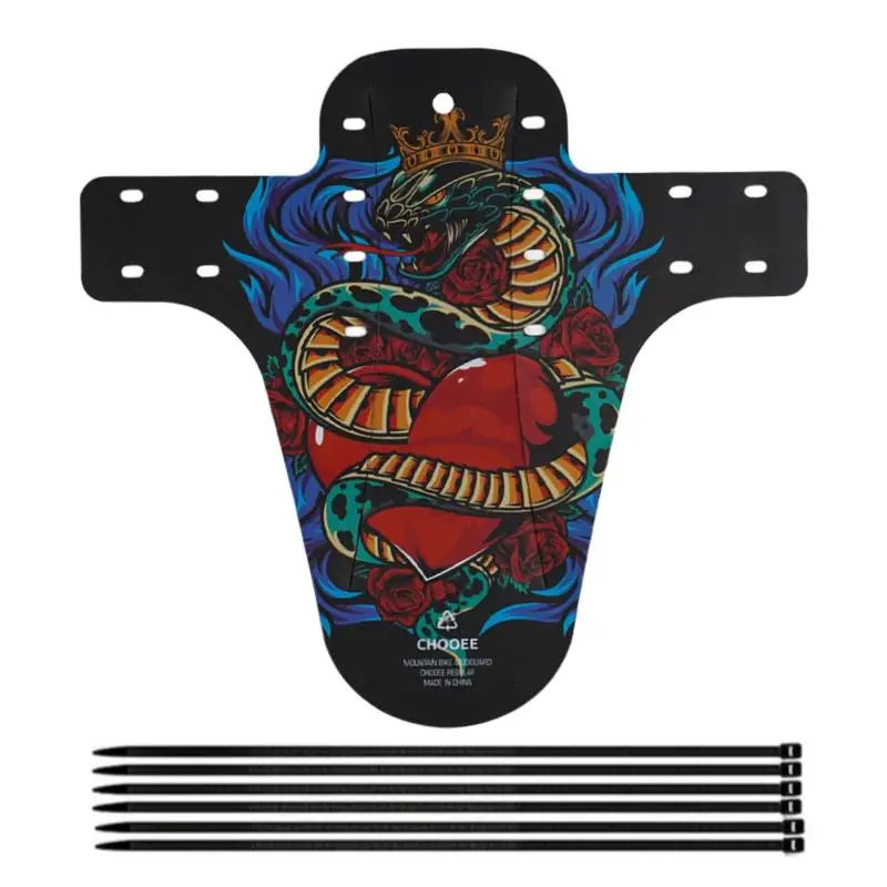 Chooee Fahrradzubehör Fahrrad Kotflügel Kotflügel MTB Mountain Road Radfahren Schlammschutz Vorder-/Hinterradflügel 1 Stück PP5 Material – Detail 14