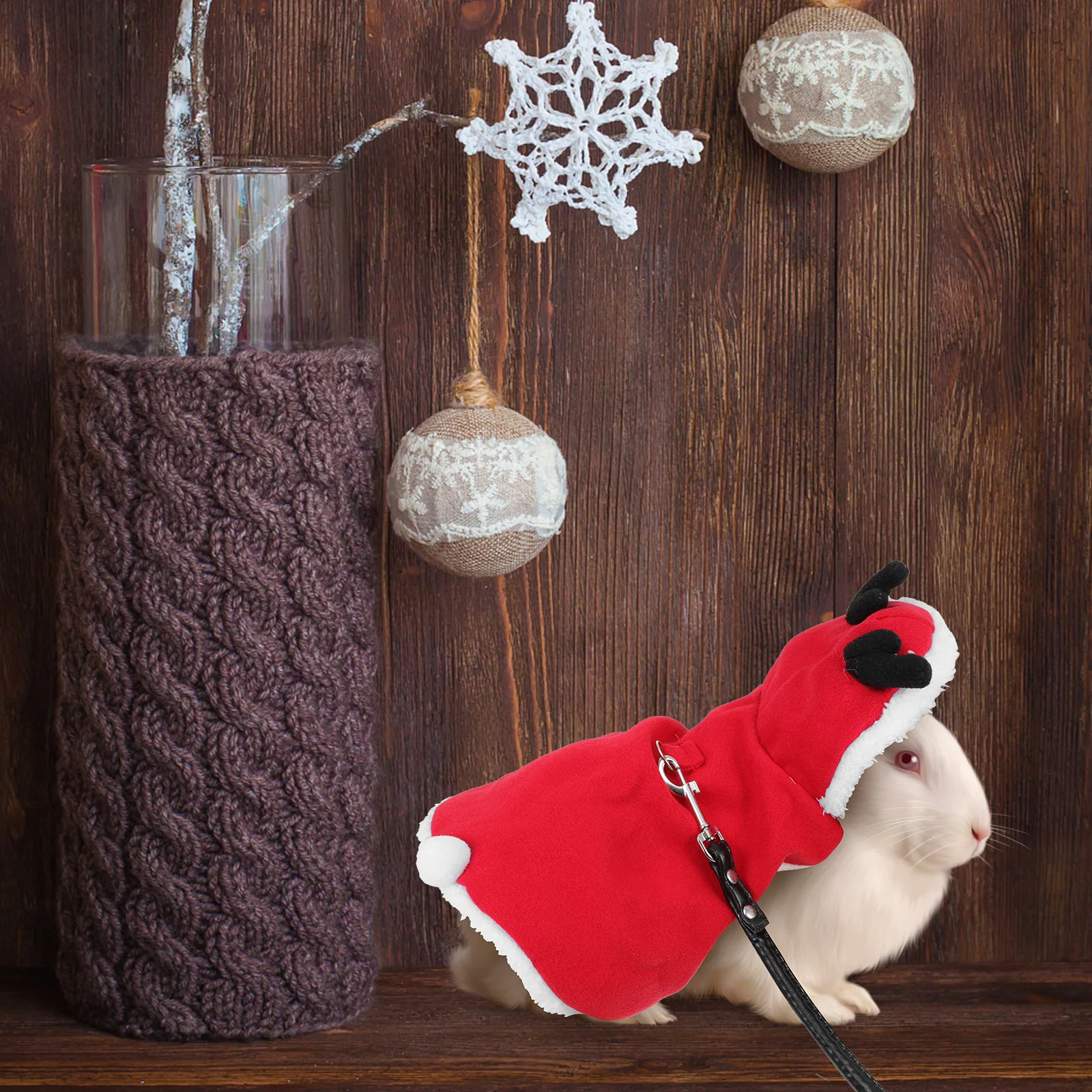 

Rabbit Clothing Strap Adorable Rabbits Garment with Sturdy Leash High Quality Material Stable Performance Long Service Time